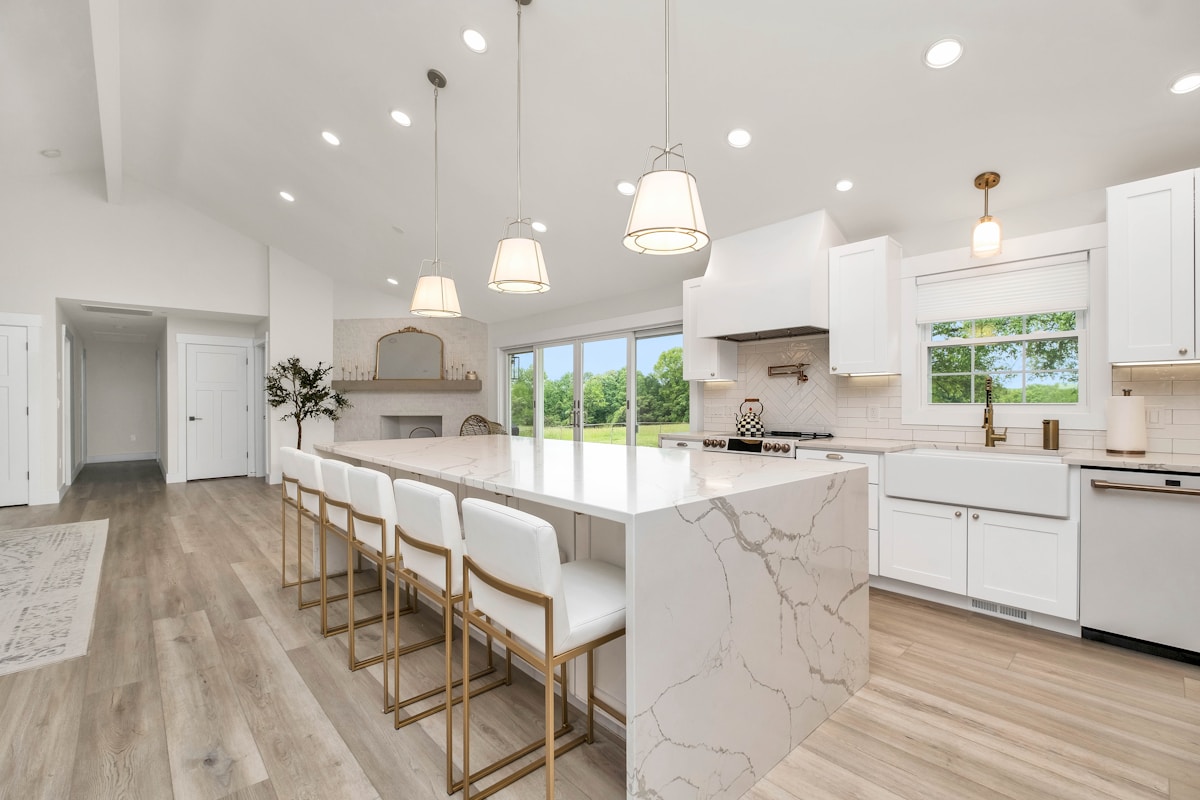 Modern Walnut Kitchen